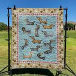 dachshund 01 dhckl0909 quilt blanket d2412143