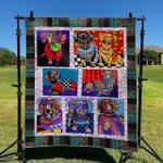 dachshund 2 dhccna0909 quilt blanket d2412343