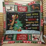 dachshund christmas hur quilt cysifo d2488351
