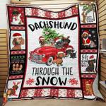 dachshund christmas quilt blanket abc07111243 d2412283
