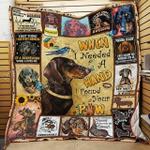 dachshund cl18100189mdq quilt blanket d2477655