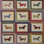 dachshund cla0710309q quilt blanket d2480767