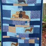 dachshund clm020759 quilt blanket d2481510