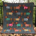 dachshund clp240622 quilt blanket d2481697