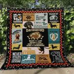 dachshund d010746 quilt blanket d2445483