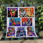 dachshund d010749 quilt blanket d2447705