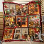 dachshund dog christmas hur quilt ix d2487665