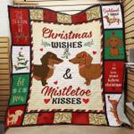 dachshund dog christmas quilt blanket abc07111147 d2412229