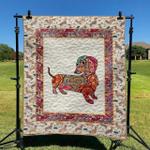 dachshund dog hur quilt lm d2485935