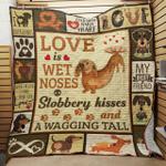 dachshund dog quilt bt131008 quilt d2420249