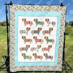 dachshund family quilt blanket ynt9 quilt d2416494