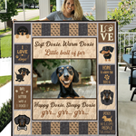 dachshund happy doxie quilt blanket dhc31121357td d2447094
