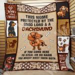 dachshund hur quilt mq d2487591
