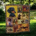 dachshund look happy dachshund quilt blanket dhc04011494dd d2482689