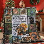 dachshund mom together quilt blanket abc06011005 d2412168