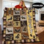 dachshund personalized quilt blanket bbb110528ht d2412288