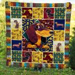 dachshund quilt blanket bbb070506mh d2411931