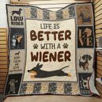 dachshund quilt tt64 0880 quilt d2420045