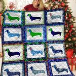 dachshunds in my home dachshund doxie wiener dog lovers cl291220131mi quilt blanket d2412428