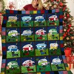 dachshunds in my home dachshund doxie wiener dog lovers cl291220369mi quilt blanket d2412327