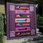 dachshunds in sweater cld180685 quilt blanket d2445453