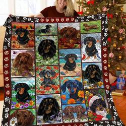Dachshunds Life Dachshund Doxie Wiener Dog Lovers CL291220235MI Quilt Blanket
