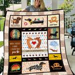 dachshunds love you dachshund doxie wiener dog lovers cl291220116mi quilt blanket d2411951