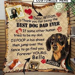 Dachshunds Lovely Dachshund Doxie Wiener Dog Lovers CL130121005AT Quilt Blanket
