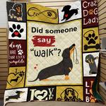 dachshunds lovely dachshund doxie wiener dog lovers cl150121010at quilt blanket d2411915
