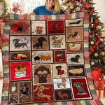 dachshunds lovely dachshund doxie wiener dog lovers cl291220062mi quilt blanket d2412381