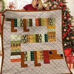 dachshunds pattern dachshund doxie wiener dog lovers cl291220246mi quilt blanket d2411927