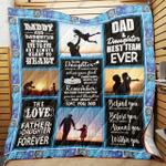 dad to daughter always heart to heart quilt blanket dhc04012065td d2446693