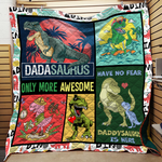 daddysaurus only more awesome quilt blanket quilt d2417305