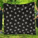 dandelion black cl12100214mdq quilt blanket d2478122