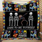 dare to be yourself autism quilt blanket th1707 bc d2450111