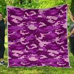 dark purple camouflage cl17100244mdq quilt blanket d2483104