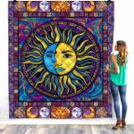 daturastramoniuml print quilt for kids school adults bed soft warm thin blanket cotton quilt king