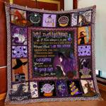 daughter put on your hat witch quilt blanket d2451644