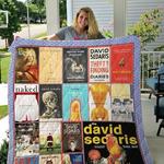 david sedaris books quilt blanket d2450920