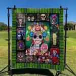 day of the dead dhccna0909 quilt blanket d2413069
