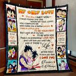 db my love gohan videl all of my lasts quilt gg d2421893