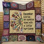 december girls are sunshine mixed with a little huricane dhcdhc nt2410 quilt blanket d2413019