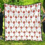 deer tree snowflakes chrismas pattern dhcdhc dt1910 quilt blanket d2413044