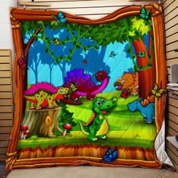 Dinosaur Cartoon Quilt Lp