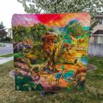 dinosaur hvt1708018 quilt blanket sleepy d2413049