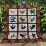 dinosaur tl270512 quilt blanket d2447782