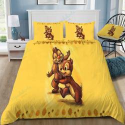 Disney Alvin And The Chipmunks Beautiful Decor For Disney Fan Bedding Set Duvet Cover Meaningful Gift For Love