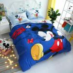 disney cartoon mickey minnie mouse spring bedding set duvet cover flatsheet pillowcases bedlinen
