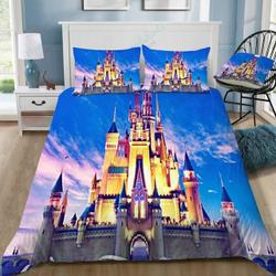 Disney Castle 184 Beautiful Decor For Disney Fan Bedding Set Duvet Cover Meaningful Gift For Love