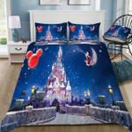 disney castle in christmas 403 duvet cover bedding set d2174554